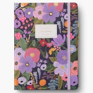 ❤️BUY 2 GET 1 FREE  Floral Journal with Elastic Bandl and a Pen, Retail $30.00US